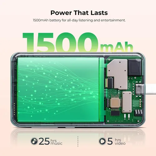 Vista 7 de Innioasis Reproductor de MP3 G3 con Bluetooth y WiFi, reproductor de 160G Verde