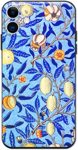 Vista 12 de Berkin Arts Funda de silicona compatible con iPhone 12 Pro Max con protector de pantalla de flores ornamentales intrincadas rosas