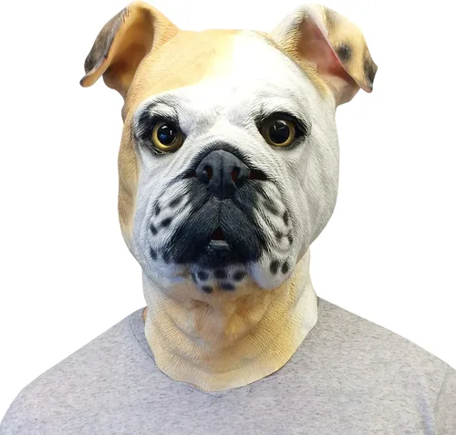 Vista 4 de Inglés Bulldog Costume Face Mask- Off The Wall Juguetes Kennel Club