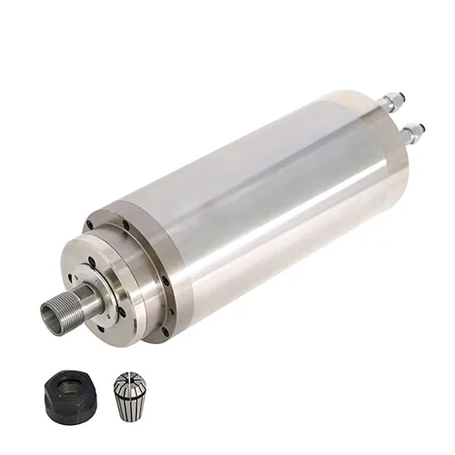 Vista 3 de Motor refrigerado por agua del eje del CNC de ATO 3.7kW, 24000rpm, 380V, 400Hz para la máquina del CNC de talla de madera