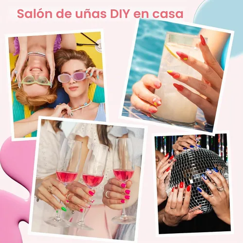 Vista 6 de Quaferen Puntas de uñas stiletto medianas: 240 piezas de puntas de uñas postizas acrílicas preformadas, stiletto, 12 tamaños, gel suave, cubierta