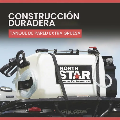 Vista 3 de NorthStar Rociador de transmisión y punto sin auge ATV - Tanque de 16 galones, 2.2 GPM, 12V, 70 PSI, franja de pulverización de 14 pies, bomba a