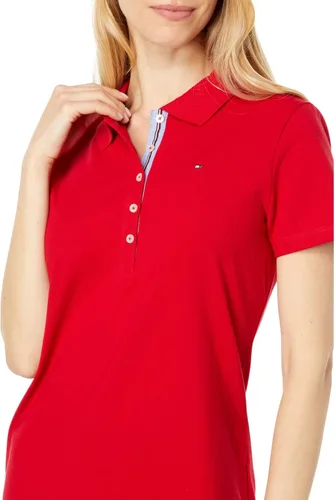 Vista 3 de Tommy Hilfiger Polo clásico para mujer (talla estándar y grande)