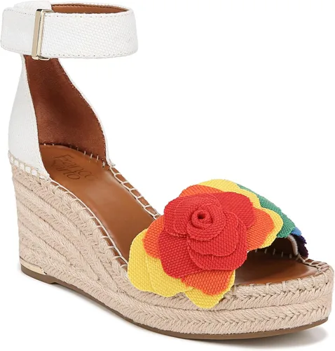 Vista 15 de Franco Sarto Sandalias de cuña Clemens Raffia para mujer Raffia Beige