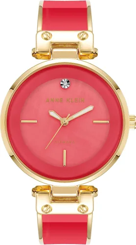 Vista 6 de Anne Klein Women's Diamond-Accented Bangle Watch