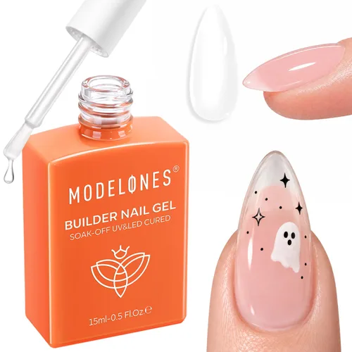 Vista 13 de modelones Builder Esmalte de uñas en gel, blanco lechoso constructor blanco