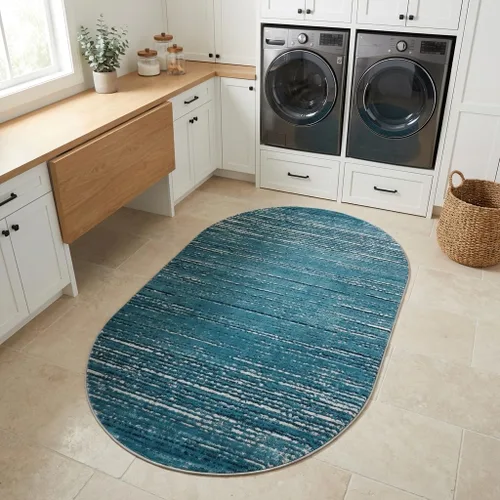 Vista 21 de Unique Loom Oasis Collection - Alfombra de área tranquila (2 x 3 pies, rectangular, gris/marfil)