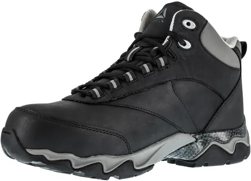Vista 3 de Reebok Met Guard - Botas de senderismo atléticas impermeables con puntera compuesta, color negro