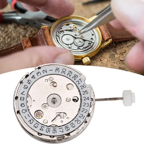 Vista 2 de Brrnoo Movimiento de reloj mecánico, movimiento esencial del reloj 2813, exquisita mano de obra conveniente pieza mecánica del reloj para reloj