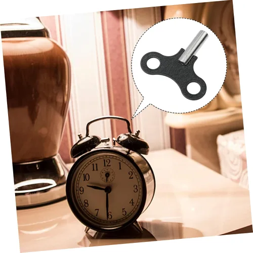 Vista 2 de DOITOOL Juego de llaves de reloj de metal, llave de relojería para el hogar, llave de bobinado para accesorios de reloj