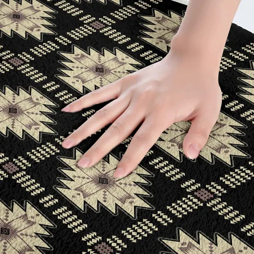 Vista 3 de Feelyou Aztec Bathroom Rugs Aztec Southwestern Printed Bath Mats for Bathroom Bohemian Bath Rugs for Shower Tub Cowboy Cowgirl Bathroom Accossories