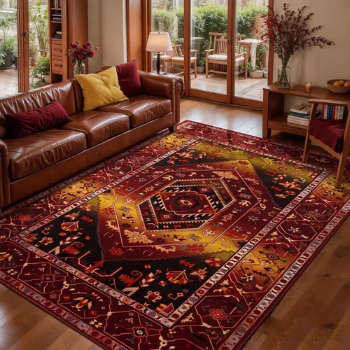 Vista 95 de SERISSA - Tapetes florales vintage, antideslizante, lavable, pequeño, ultrasuave, bohemio, de pelo bajo, para entrada, interiores, habitación