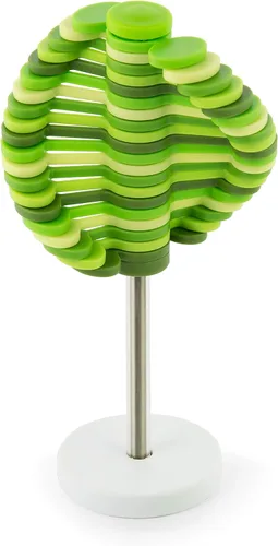Vista 3 de Mini Lollipopter ARTE PARA JUGAR Magnetic Base, Pocket-Size Fibonacci Spiral, Twist to Transform Motion, Calming Sensory Play, Office & Classroom