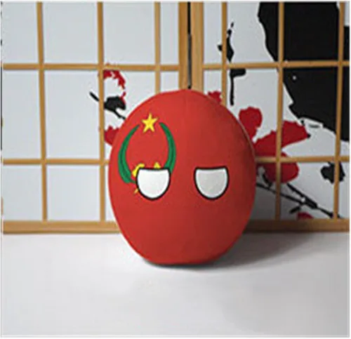 Vista 39 de Polandball Countryballs Muñeco de peluche Ucrania España Hungría Portugal Rumanía Grecia Austria México Polonia Ball (15,3.8 pulgadas)