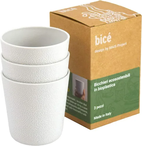 Vista 12 de BiceBio - Vasos compostables, 100% biomaterial, reciclables, aptos para lavavajillas, respetuosos con el medio ambiente, biodegradables, fabricados