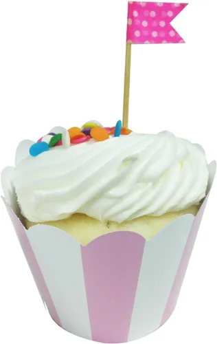 Vista 9 de AllyDrew Envolturas para cupcakes de tamaño estándar (juego de 20), color negro