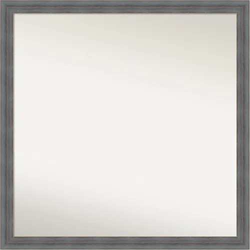 Vista 11 de Amanti Art Espejo de pared azul Dixie de 26 x 38 pulgadas, espejo rectangular rústico de baño para decoración de pared de sala de estar, marco