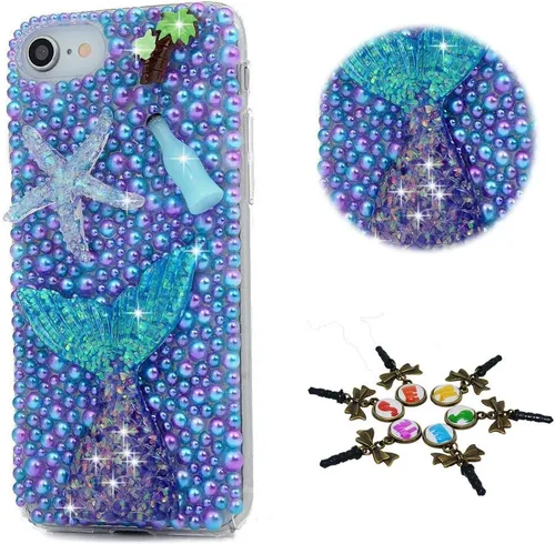 Vista 9 de Bling Case Compatible Huawei Mate SE/Honor 7 - Elegante - 3D Handmade Design Bling Cover Case for Huawei Mate SE/Honor 7X