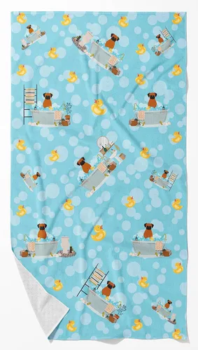 Vista 36 de Caroline's Treasures WDK5738BTLG Airedale - Toalla de baño grande para bañera