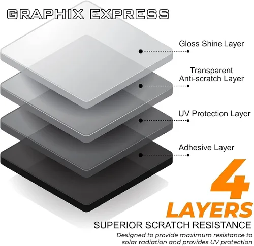 Vista 2 de GRAPHIX EXPRESS - Película protectora de pintura precortada - Cualquier vehículo - Ingrese la información de su vehículo - Película protectora