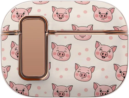 Vista 14 de Funda para auriculares compatible con Airpods Pro 2, funda de plástico, con bloqueo, protección a prueba de golpes