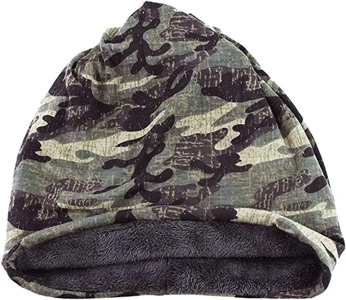 Vista 4 de Gorro de camuflaje multifunción con forro de felpa para mujeres y hombres