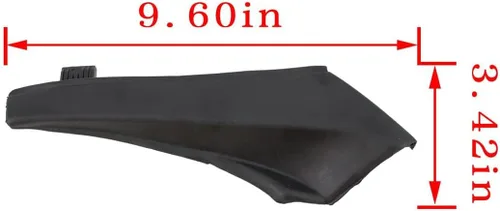 Vista 4 de 2 unids limpiaparabrisas delantero lado cubierta extensión cubierta para Toyota RAV4 13-19 Repalcement 53867-0R030 53866-0R030, guardabarros