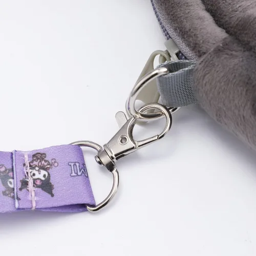 Vista 5 de G-Ahora Kuromi My Medy Cinnroll Frog Wallet con cordón Kumi Cross Body Purse Bag Cute Coin Bag para niñas y mujeres