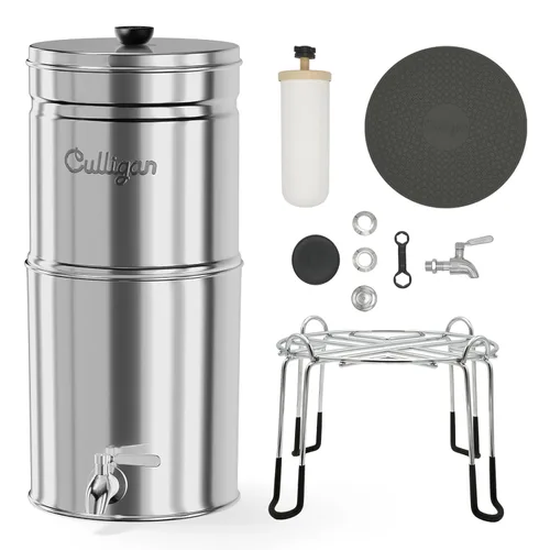 Vista 6 de Culligan Sistema de filtro de agua por gravedad MaxClear - Microplásticos acabado cepillado