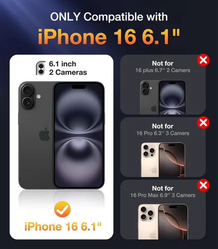 Vista 603 de DIACLARA - Funda transparente compatible con iPhone XR 6.1 pulgadas 2018