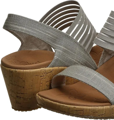 Vista 4 de Skechers Cali Beverlee Smitten - Sandalias de cuña para mujer