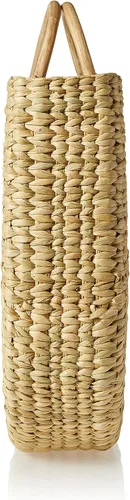 Vista 3 de The Drop Jileen Bolsa de paja con asa superior para mujer natural talla única