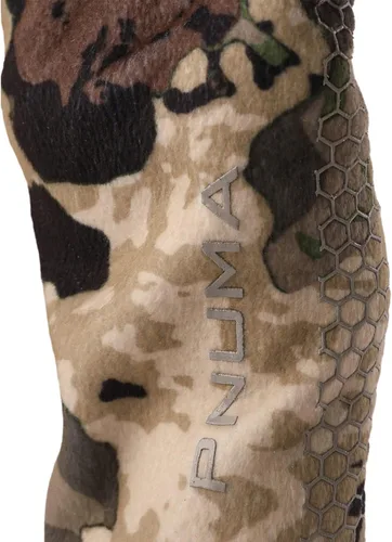 Vista 4 de Pnuma Guantes de caza para hombre al aire libre, a prueba de elementos, transpirables, impermeables, elásticos, de media temporada, con paneles
