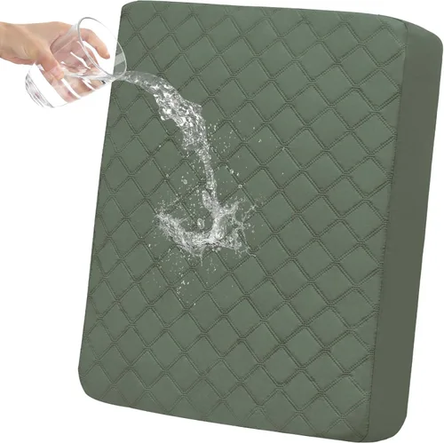 Vista 12 de Easy-Going Funda de cojín impermeable para silla, antideslizante, a prueba de fugas, acolchada y elástica, protector de muebles para perros, Beige