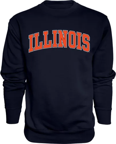 Vista 10 de Blue 84 NCAA sudadera de cuello redondo con arco y colores de equipo para hombre