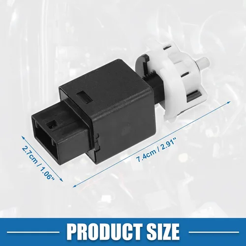 Vista 2 de Interruptor de luz de freno SDYYDS 93810-3S700 para Hyundai Elantra (19-13), Elantra GT (20-13), Sonata (17-13), Santa FE (18-13) / KIA Rio (17-15)