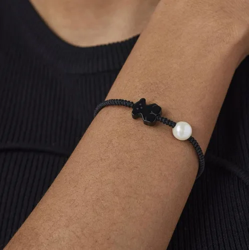 Vista 5 de TOUS Onyx Pearls Bracelet for Women