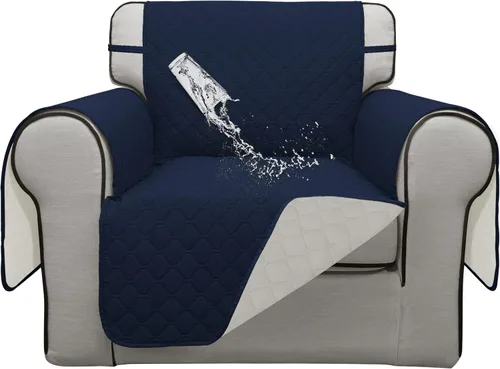 Vista 61 de ISSUNTEX Fundas de sofá de dos plazas con doble protección 100% impermeables para sala de estar, fundas para sofá de 2 cojines, protector de muebles
