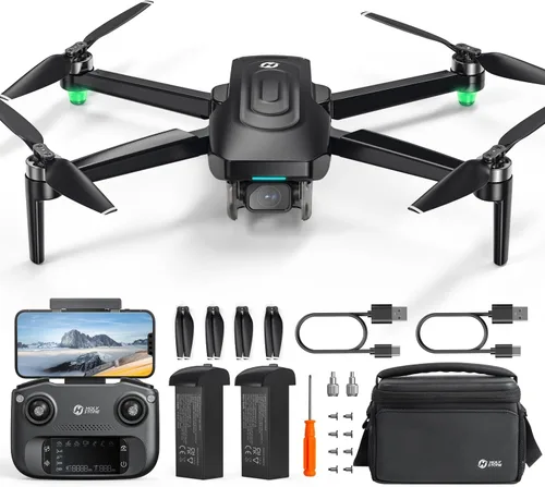 Vista 10 de Holy Stone HS175D Drone GPS con cámara 4K para adultos, menos de 8.78 oz, cuadricóptero RC plegable con retorno automático, vuelo de 46 minutos