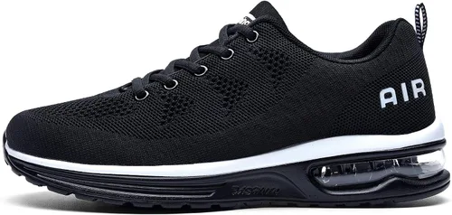 Vista 3 de Impdoo - Zapatos deportivos con cámara de aire para hombre ideales para correr trotar deportes gimnasio tenis entrenamiento
