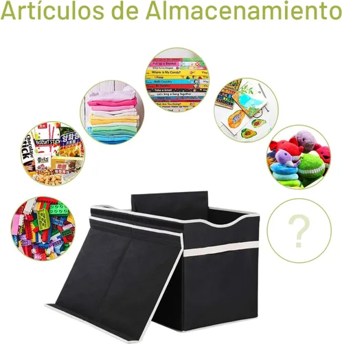 Vista 6 de YOLOXO Caja de Juguetes Cofre, Contenedores de Almacenamiento Plegables Resistentes con Tapas, Cajas Organizadoras de Almacenamiento de Juguetes