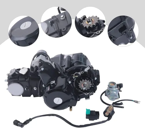Vista 8 de Kit de motor de 110CC Pit Bike Motor ATV Quad Motor con arranque de patada y sistema de encendido CDI ATV Motor de motocross para Honda CRF50 CRF70