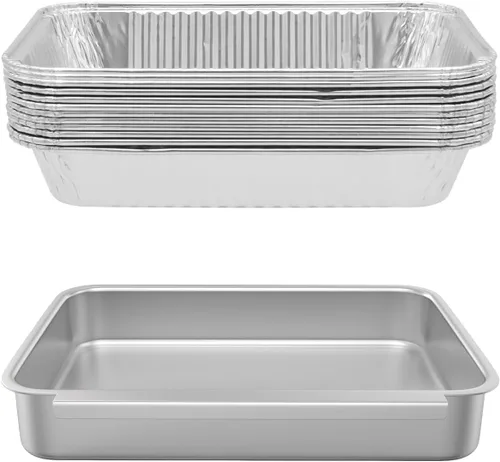 Vista 14 de SafBbcue 80580 - Bandeja de grasa con 12 bolsas de goteo para parrilla Weber Q200 y Q300, bandeja de grasa para Weber Q2000 Q2200 Q200 Q220 Q3000