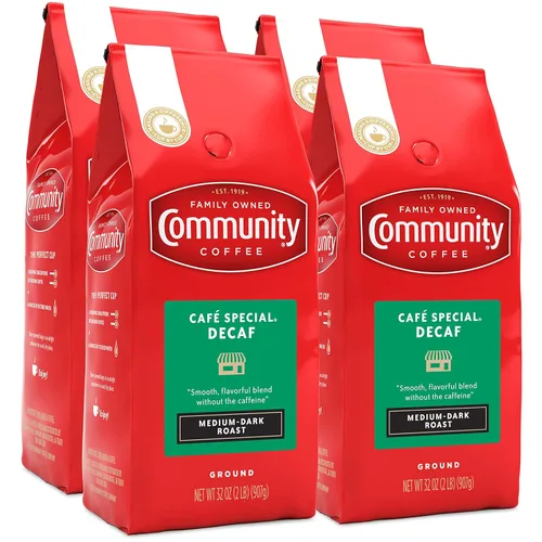 Vista 20 de Community Coffee Café Especial Descafeinado Molido, Tostado Medio Oscuro, Bolsa de 12 Onzas (Paquete de 1)