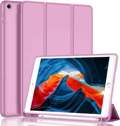 Vista 10 de iMieet - Funda para iPad de 9ª generación 2021/iPad de 8ª generación 2020 de 10.2 pulgadas con soporte para lápices, funda para iPad de 7ª