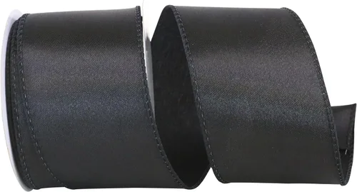 Vista 46 de Reliant Ribbon 92575W-974-09F Cinta de satén con borde con cable, 1-1/2 pulgadas x 10 yardas, oro antiguo