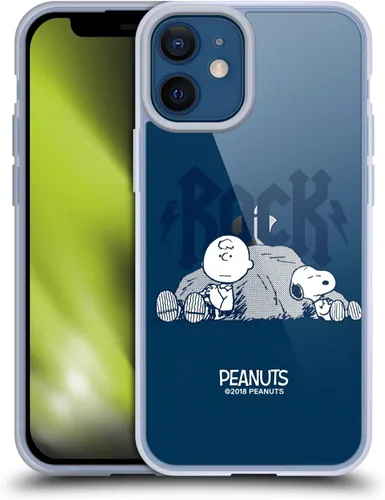 Vista 67 de Head Case Designs Funda de gel con licencia oficial de Peanuts Charlie Brown Good Grief Rock Tees [protección de grado militar] compatible con Apple
