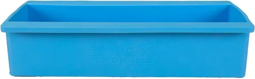 Vista 2 de MUDFLEX EZ Clean - Sartén flexible para paneles de yeso de 10.5 pulgadas, silicona suave, agarre EZ Squeeze - Antiadherente - Resistente al óxido