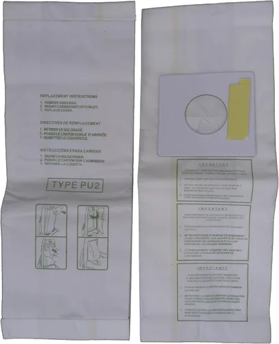 Vista 2 de EnviroCare Bolsas de polvo para aspiradora de microfiltración de repuesto hechas para adaptarse a montantes Sharp PU-2, paquete de 18
