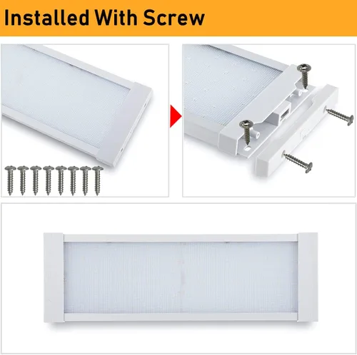 Vista 3 de Raycharm Lámpara LED interior para caravana y barco marino debajo del gabinete de 10.2 x 5.9 pulgadas, haz blanco frío de 6000 K incluso difusa